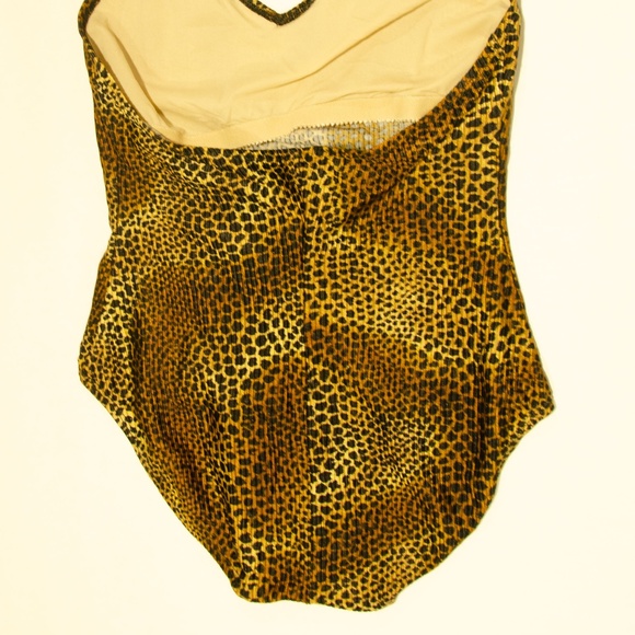 Vintage leopard print 1990's swimsuit - Picture 9 of 11